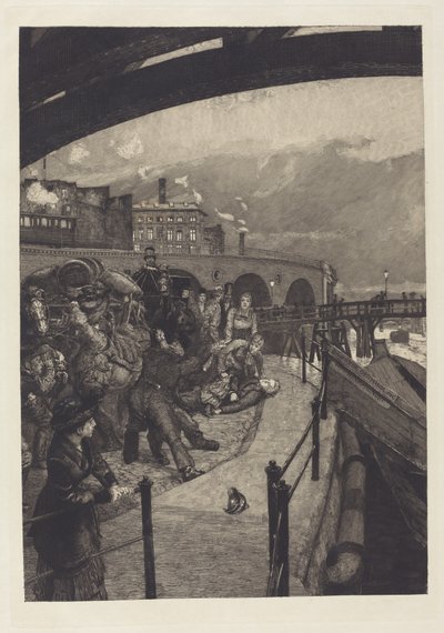 Et mord Et mord, 1883. af Max Klinger