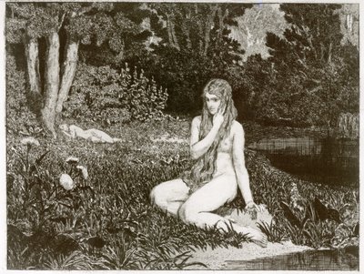 Eva og fremtiden (Opus III), blad 1: Eva af Max Klinger