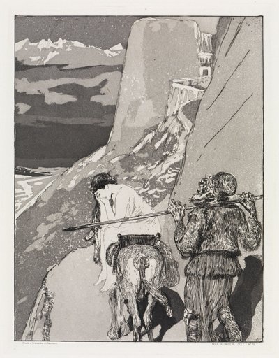 Fange (Telt, opus XIV, del 1, nr. 22) af Max Klinger