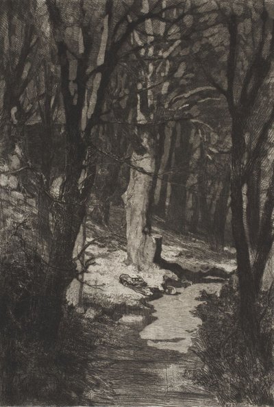 I skoven (In the forest), fra Dramen Opus IX (Dramer) af Max Klinger