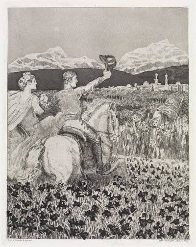 I eget land (Telt, opus XIV, 2. del, nr. 43) af Max Klinger