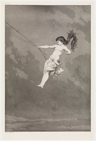 Intermezzo (Første intermezzo) (Redninger af ovidiske ofre, Opus II, blad 6) af Max Klinger