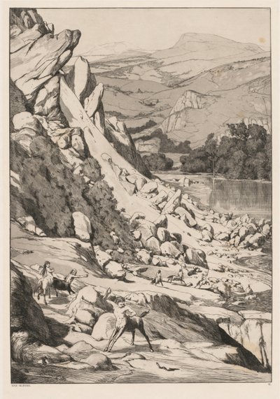 Jordskred (Opus IV, 6) af Max Klinger