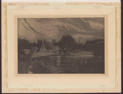 Månenat, blad 3 op. VII af Max Klinger
