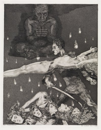 Mord, Telt, opus XIV, del 2, nr. 39 af Max Klinger
