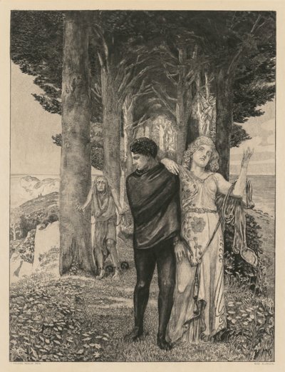 On Death Part Two, Opus XIII Print 4: Genius Artist, 1903. af Max Klinger
