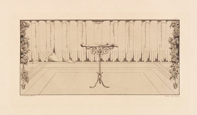 Opus VI, fra Paraphrase on the Finding of a Glove, 1881. af Max Klinger