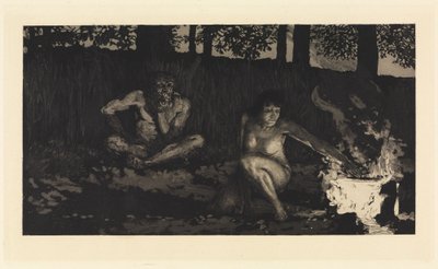 Forord II (Et liv, opus VIII, blad 2) af Max Klinger