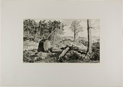 Simplicius in the Solitude of the Forest, tallerken ti fra Intermezzos af Max Klinger