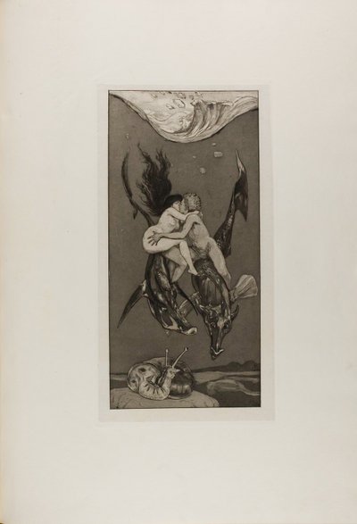 Temptation, tallerken fire fra A Life af Max Klinger