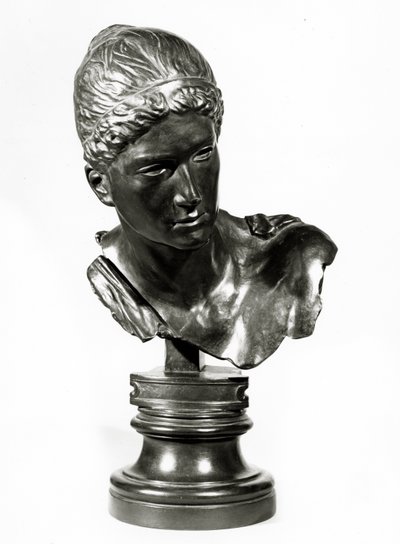 Cassandras hoved, ca. 1895 (bronze) af Max Klinger