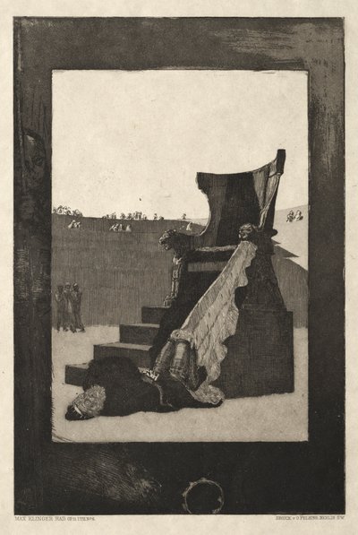 Vom Tode I, (Opus II, 1889) No. 6 af Max Klinger