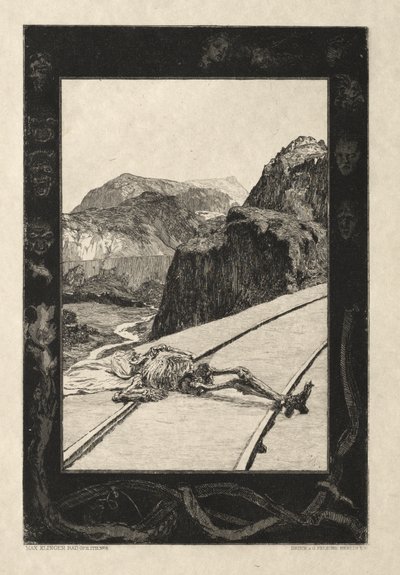 Vom Tode I, (Opus II, 1889) No. 8 af Max Klinger