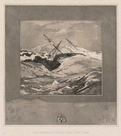 Her er Tode og Opus EE, 1889, nr. 3 . af Max Klinger