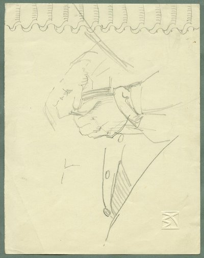 Håndstudie af Max Kurzweil