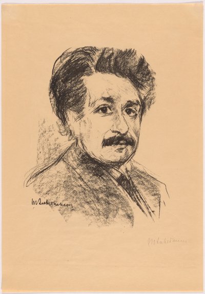 Albert Einstein af Max Liebermann