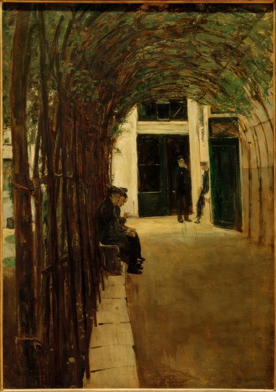 Den gamle mands hus i Amsterdam af Max Liebermann