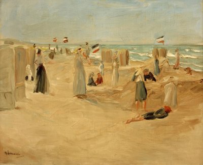 Am Strand von Noordwijk af Max Liebermann