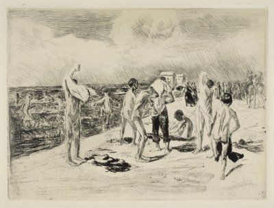 Badende drenge af Max Liebermann