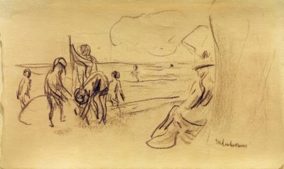 Badende Knaben af Max Liebermann