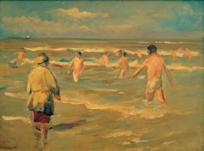 Badende Knaben af Max Liebermann