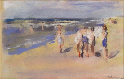 Strand, ca. 1910 (kridttegning) af Max Liebermann