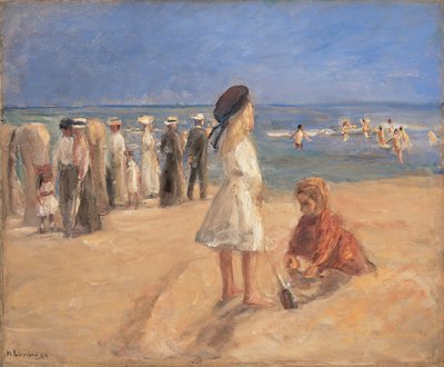 Strandliv, 1916. af Max Liebermann