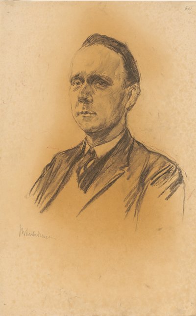 Portræt af professor Werner Jäger af Max Liebermann