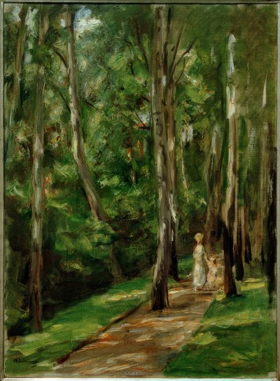 Birkenweg i Wannsee mod vest af Max Liebermann