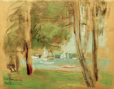 Både på Wannsee af Max Liebermann