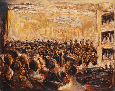 Koncert i Operaen; Koncert i Operaen, 1923 af Max Liebermann