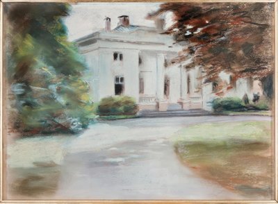 Landstedet Godeffroy i hjorteparken Nienstedten ved Elben af Max Liebermann