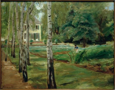 Birkealléen i Wannsee-haven mod vest af Max Liebermann