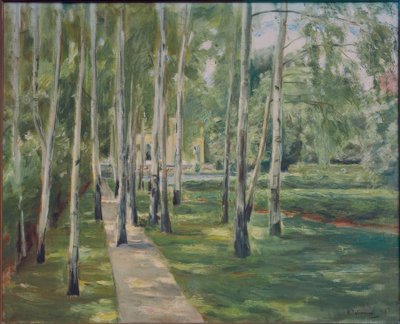 Birkegaden i Wannsee -haven mod vest af Max Liebermann