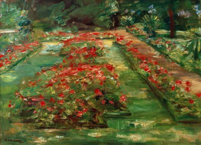 Blomsterterrassen i Wannsee -haven mod nord af Max Liebermann