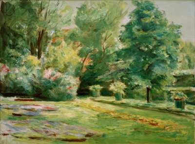 Blomsterterrassen i Wannsee-haven mod nordøst af Max Liebermann
