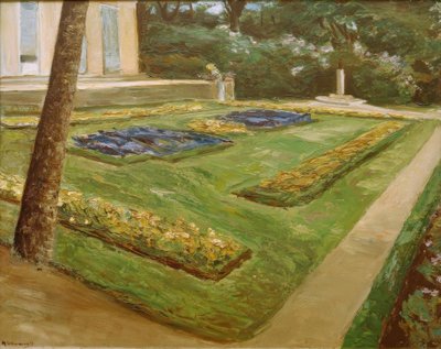 Blomsterrassen i Wannsee -haven mod nordvest af Max Liebermann