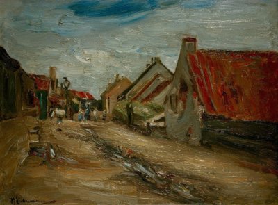 Landsbygade i Holland af Max Liebermann
