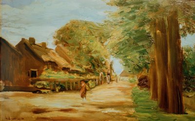 Landsbygade i Laren af Max Liebermann