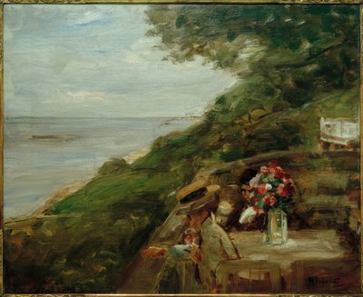 Elbblick - Terrasse på Elben - Restaurant Jacob af Max Liebermann