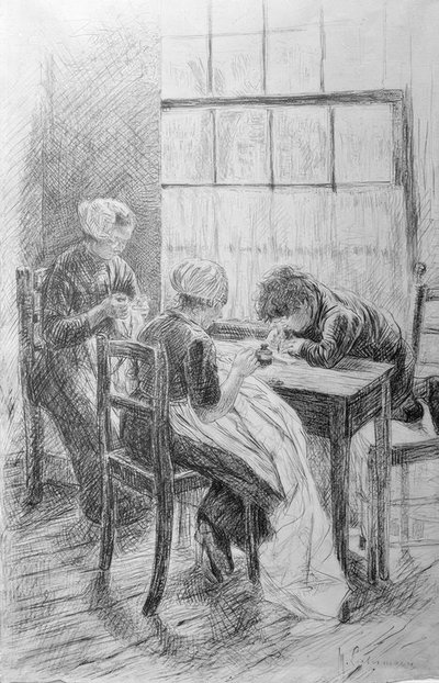 hollandsk interiør af Max Liebermann
