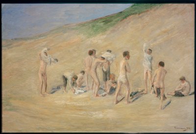 Drenge efter bad af Max Liebermann