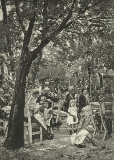 Liebermann, ølhavekoncert af Max Liebermann