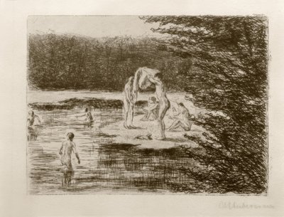 M.Liebermann, badende drenge af Max Liebermann