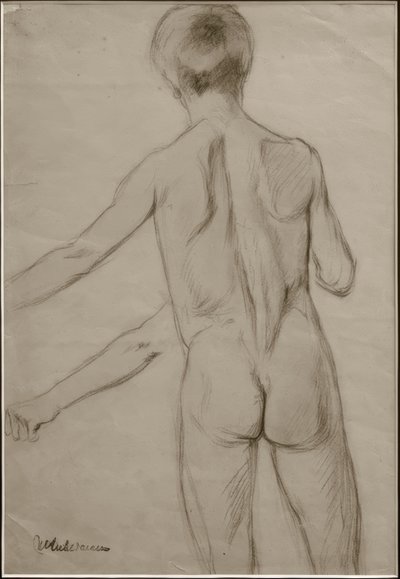 M.Liebermann, studie til maleriet Bathing Boys af Max Liebermann