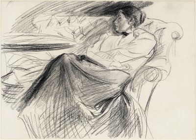 Martha Liebermann, sovende af Max Liebermann