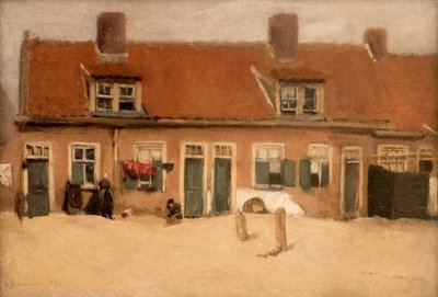 Max Liebermann, Gamle huse i Scheveningen, 1897, MGS-20160312-001 af Max Liebermann