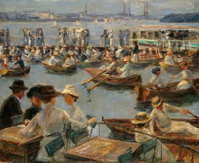 På Alster i Hamborg, 1910 af Max Liebermann
