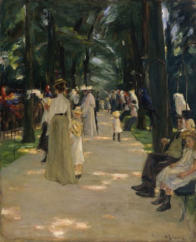 Papegøje-allé af Max Liebermann