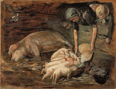 Svinesti, Planteskole; Svinesti, planteskole, 1887 af Max Liebermann